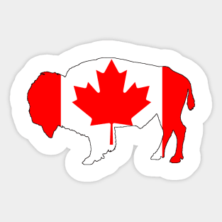 Canada Bison Sticker